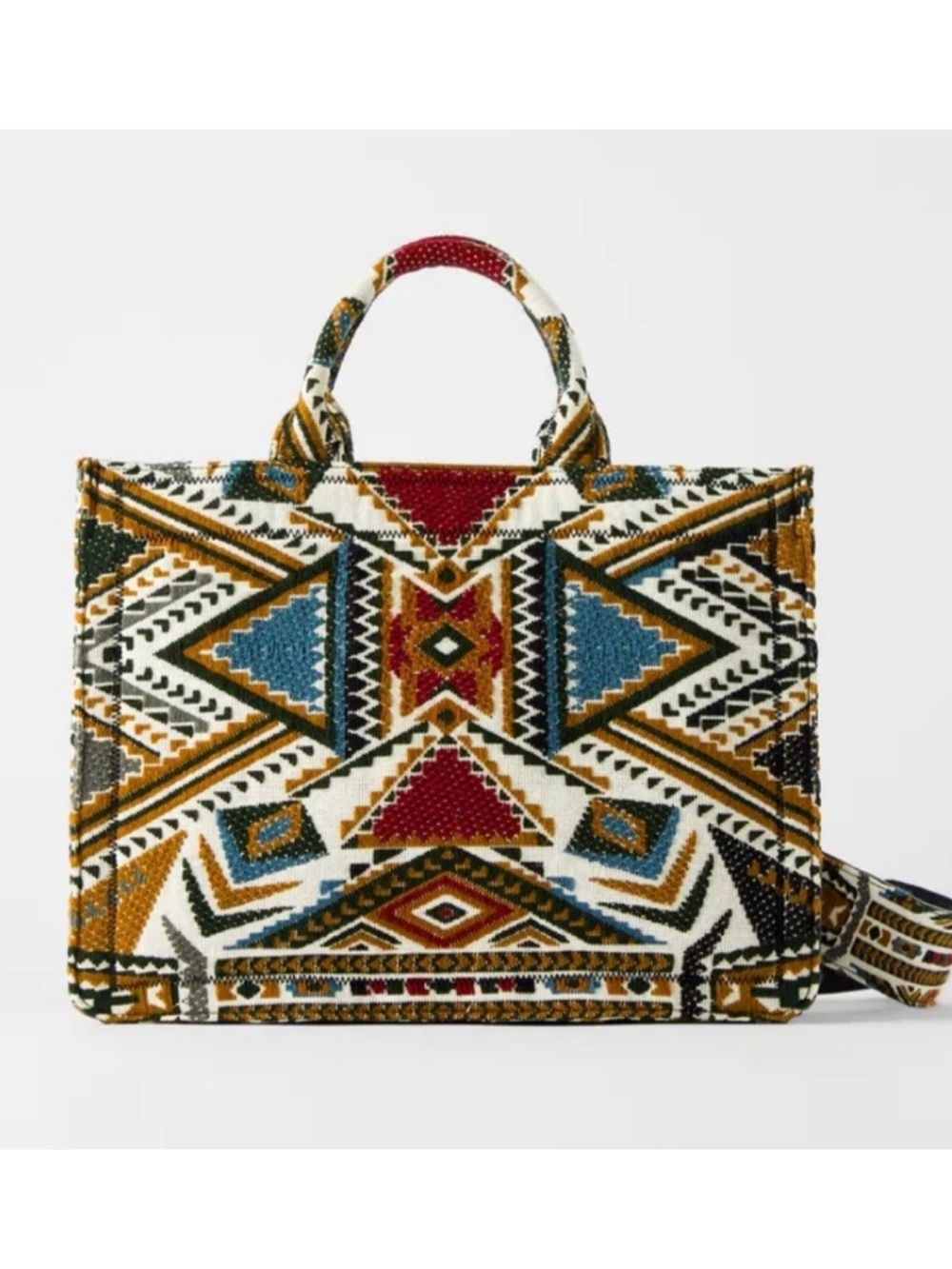 Zara Geometrical Tote Bag